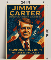 Jimmy Carter Presidential Poster PosterGoat