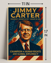 Jimmy Carter Presidential Poster PosterGoat
