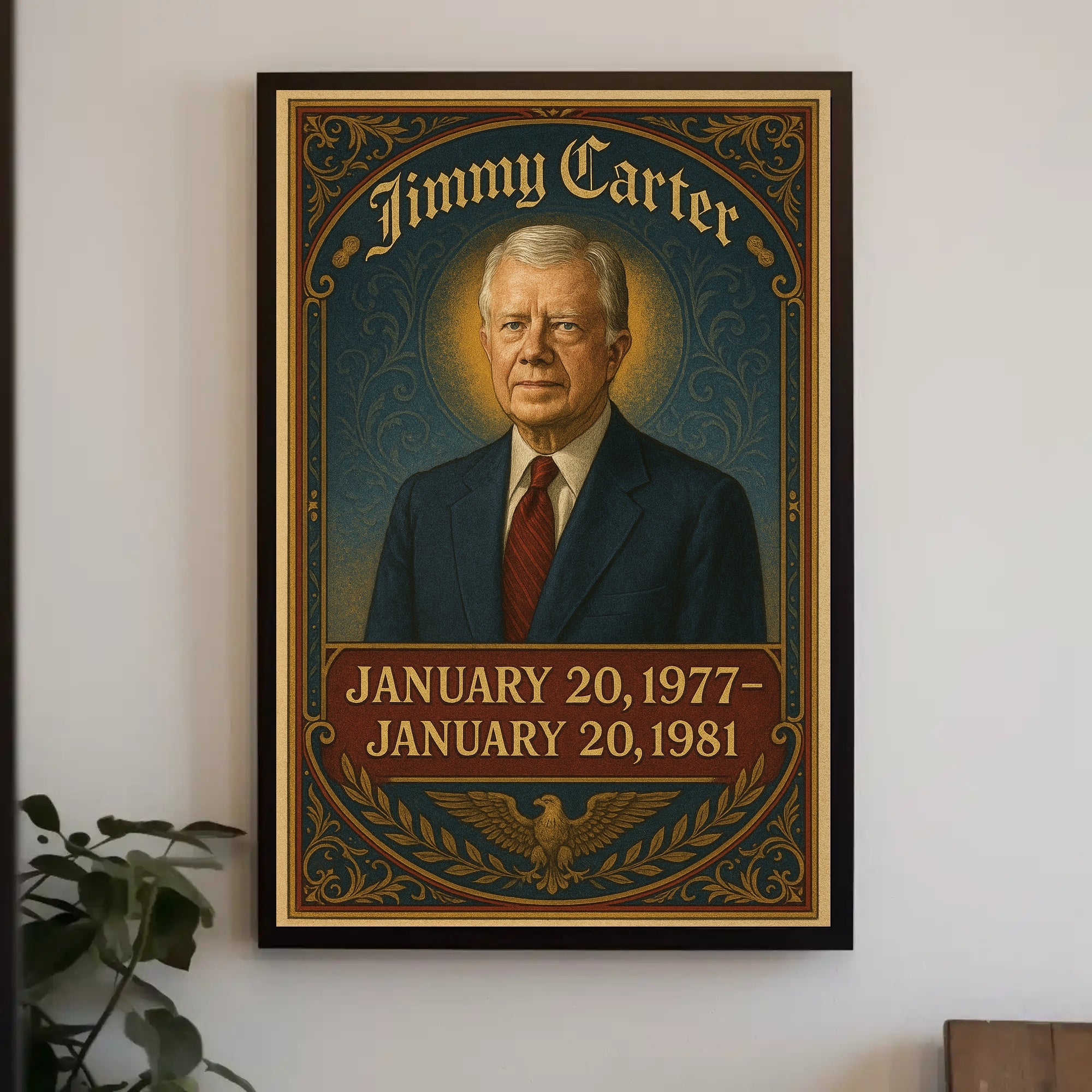 Jimmy Carter Presidential Term Poster PosterGoat