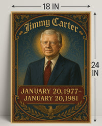 Jimmy Carter Presidential Term Poster PosterGoat