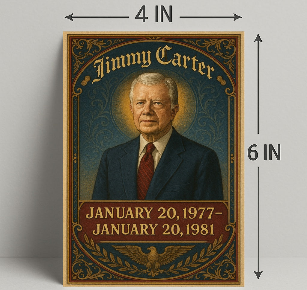 Jimmy Carter Presidential Term Poster PosterGoat