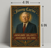 Jimmy Carter Presidential Term Poster PosterGoat