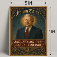 Jimmy Carter Presidential Term Poster PosterGoat