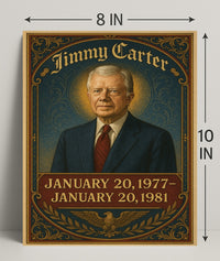Jimmy Carter Presidential Term Poster PosterGoat