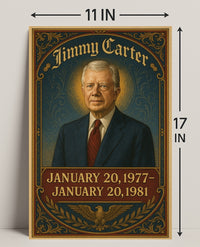 Jimmy Carter Presidential Term Poster PosterGoat