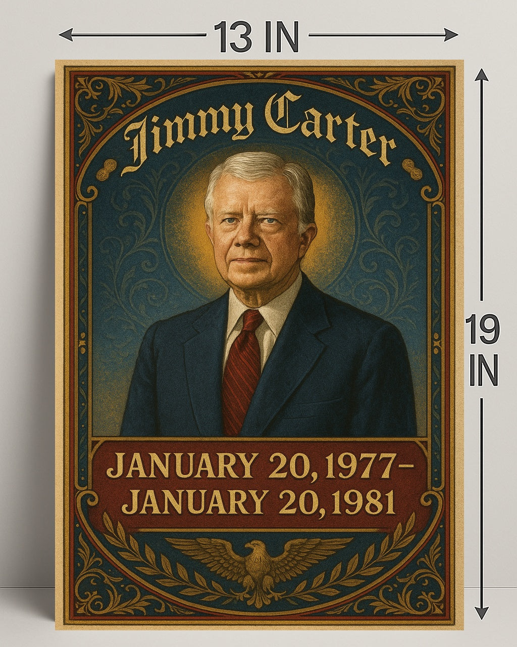 Jimmy Carter Presidential Term Poster PosterGoat