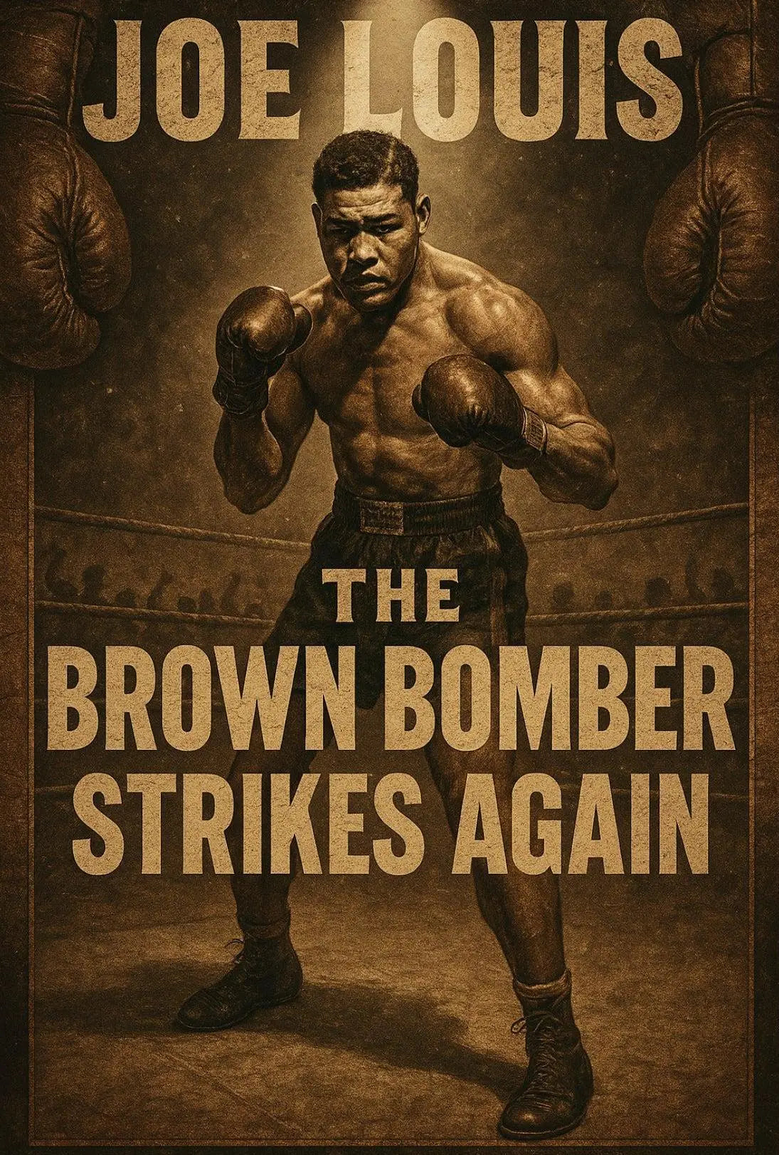 Joe Louis Brown Bomber Sports Poster PosterGoat
