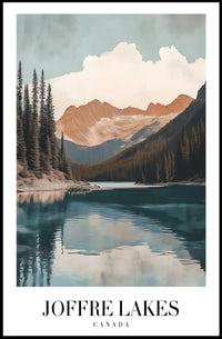 Joffre Lakes Scenic Beauty National Park Poster PosterGoat