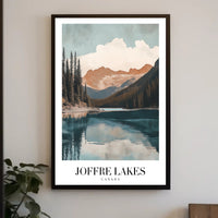 Joffre Lakes Scenic Beauty National Park Poster PosterGoat