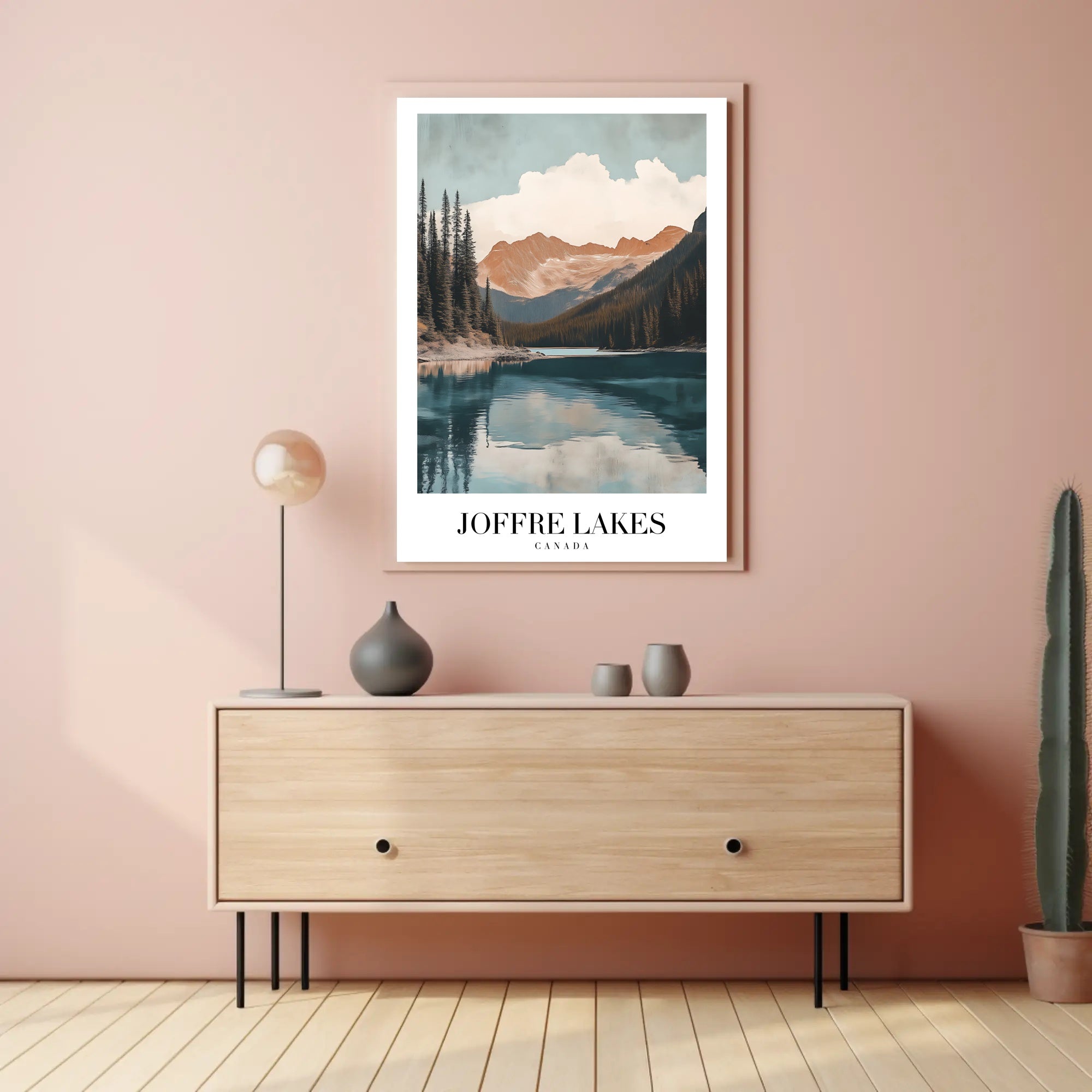 Joffre Lakes Scenic Beauty National Park Poster PosterGoat