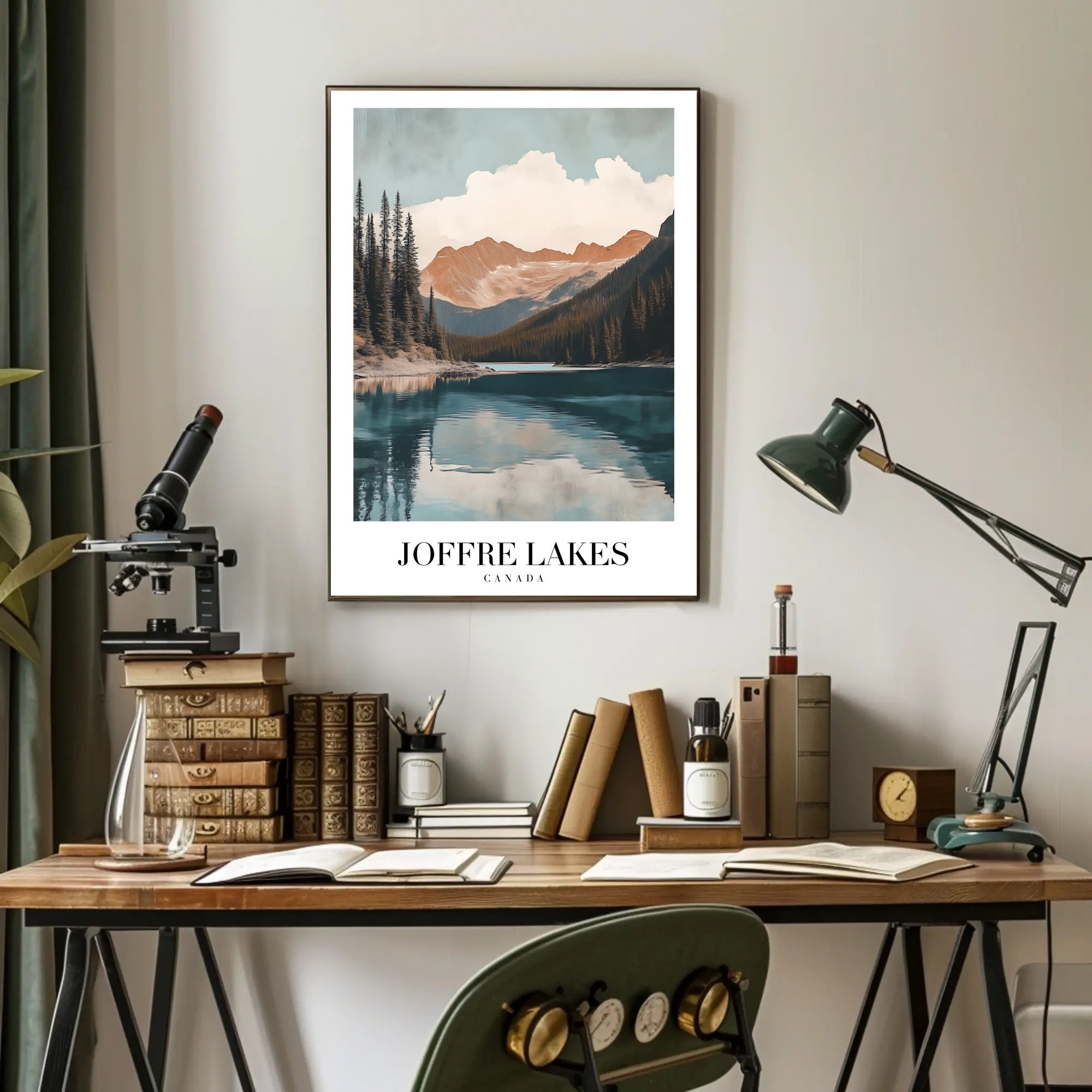 Joffre Lakes Scenic Beauty National Park Poster PosterGoat