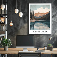 Joffre Lakes Scenic Beauty National Park Poster PosterGoat