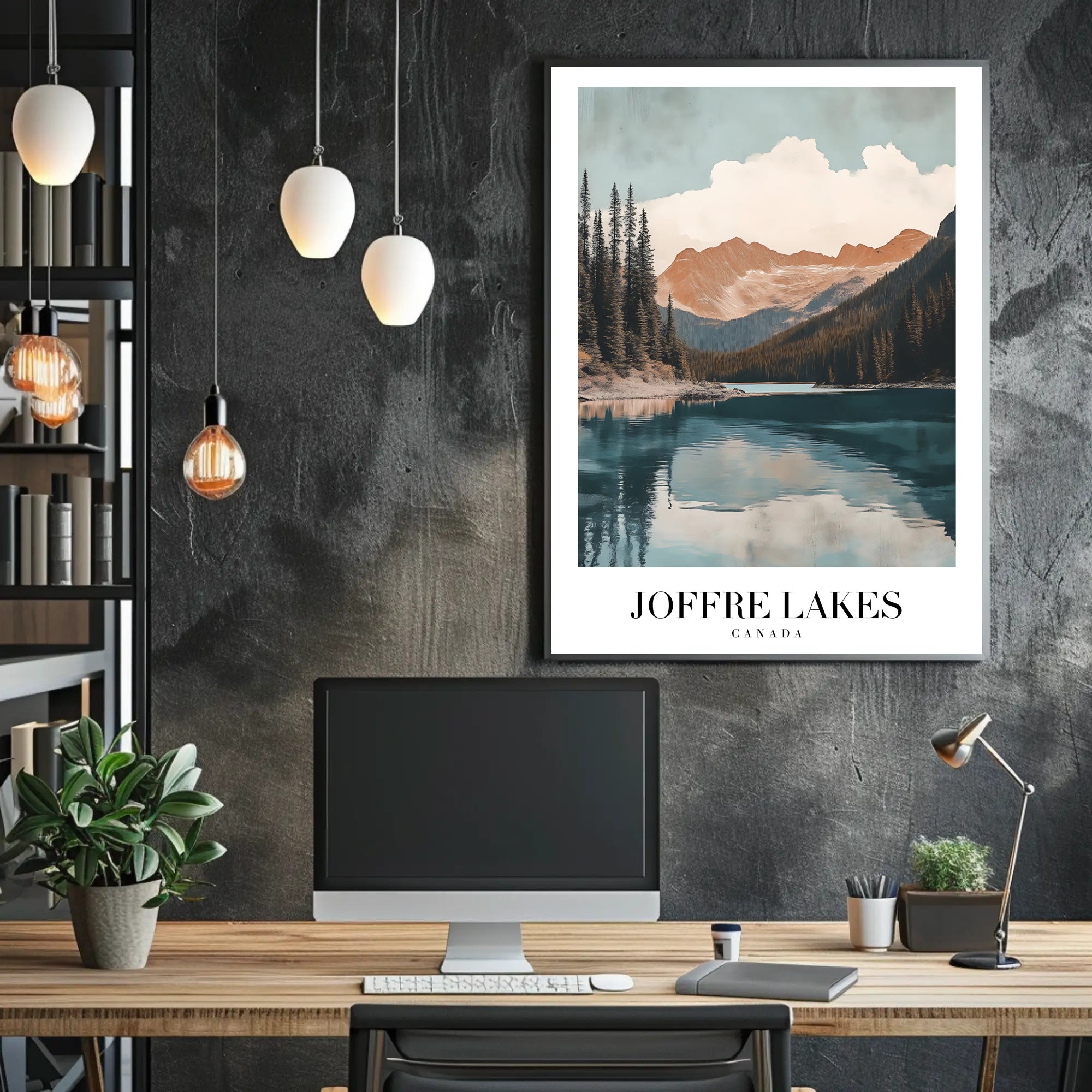 Joffre Lakes Scenic Beauty National Park Poster PosterGoat