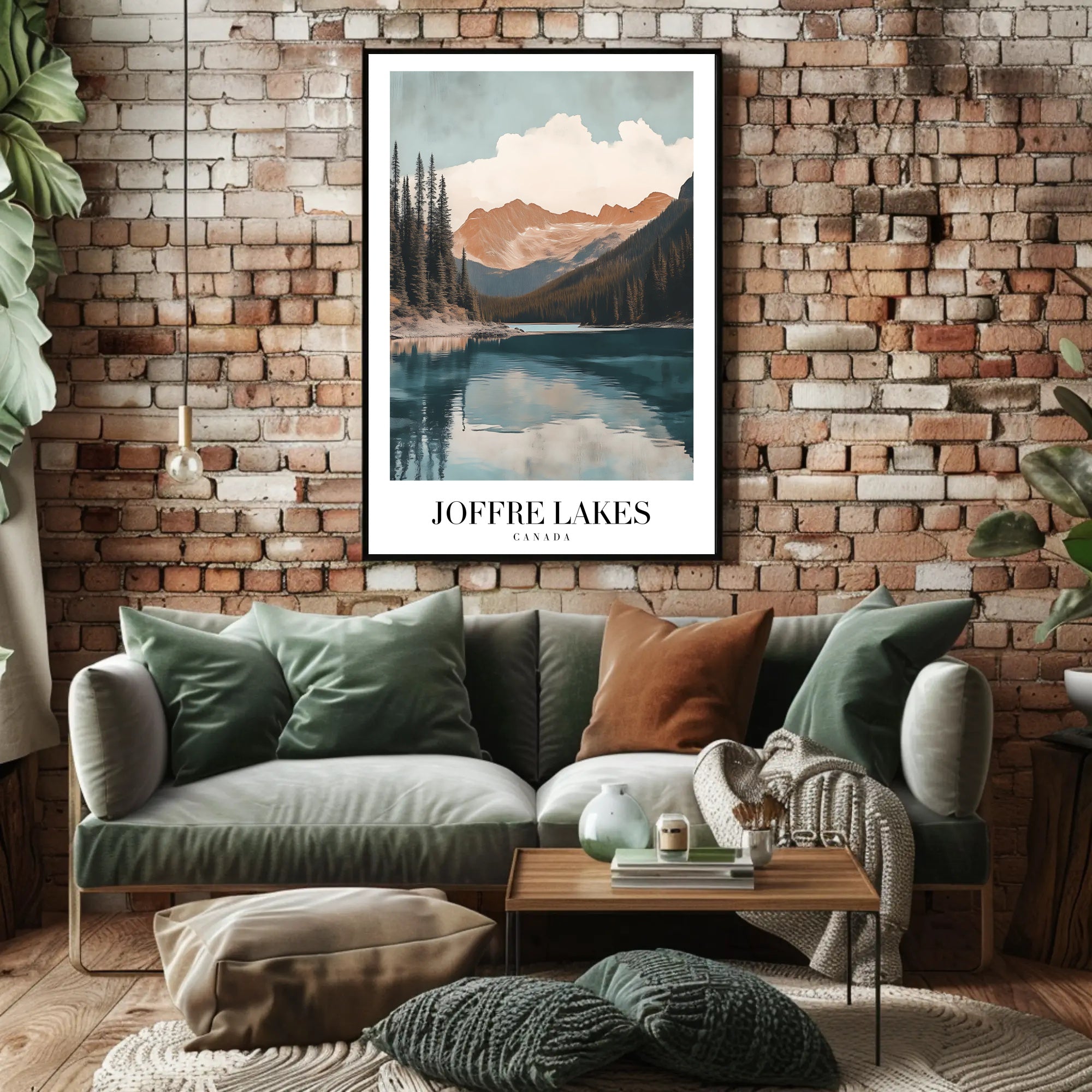 Joffre Lakes Scenic Beauty National Park Poster PosterGoat