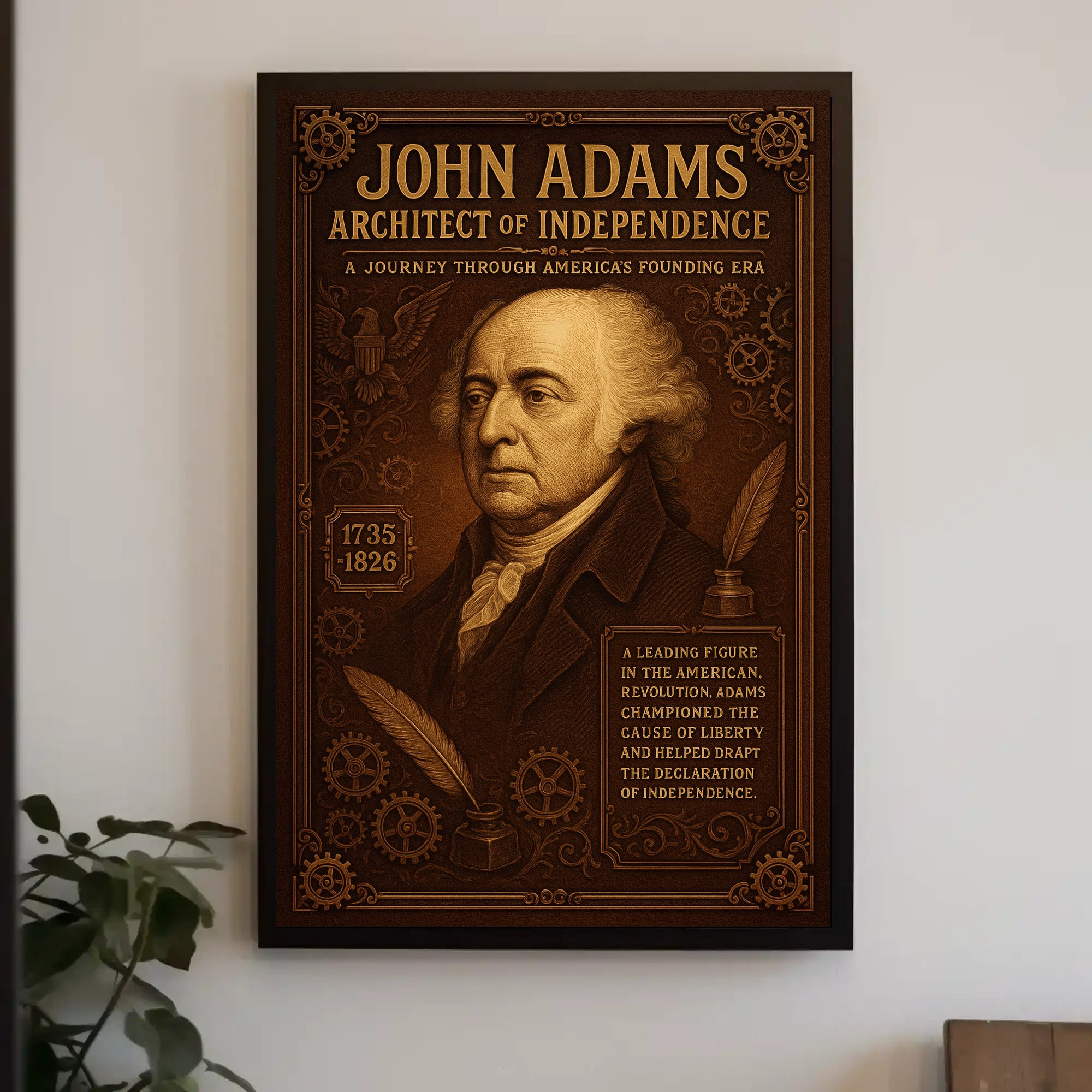 John Adams Architect Of Independence Poster PosterGoat