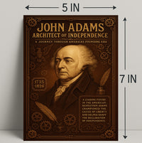 John Adams Architect Of Independence Poster PosterGoat