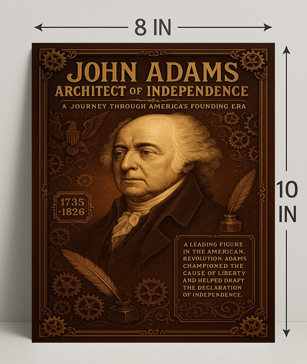 John Adams Architect Of Independence Poster PosterGoat