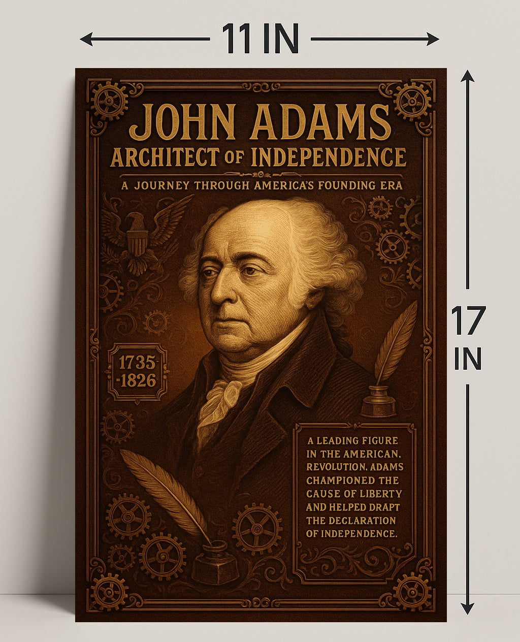 John Adams Architect Of Independence Poster PosterGoat