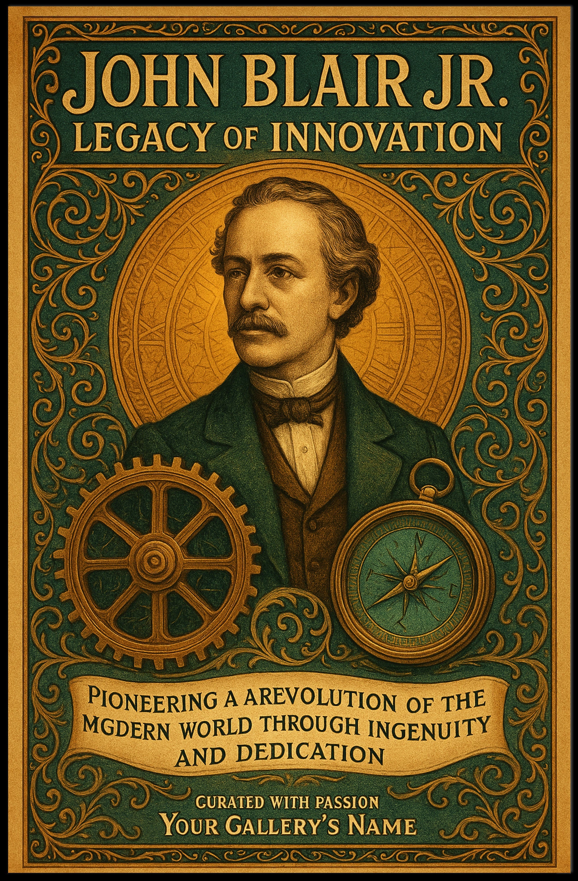 John Blair Jr. Legacy of Innovation Poster PosterGoat