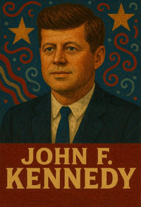 John F. Kennedy Legacy Tribute Political Poster PosterGoat