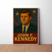 John F. Kennedy Legacy Tribute Political Poster PosterGoat