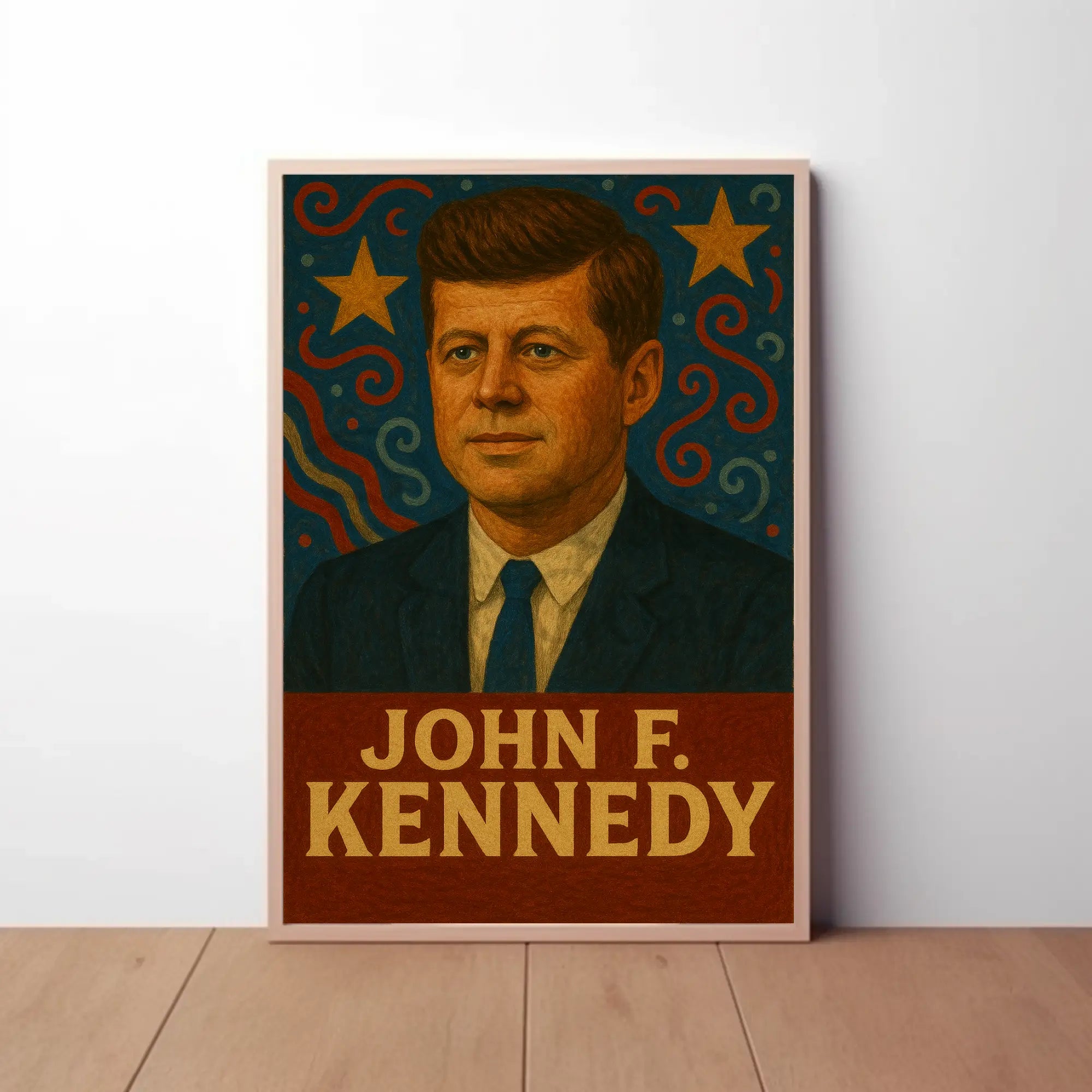 John F. Kennedy Legacy Tribute Political Poster PosterGoat