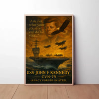 John F. Kennedy Tribute Historical or Presidential Poster PosterGoat