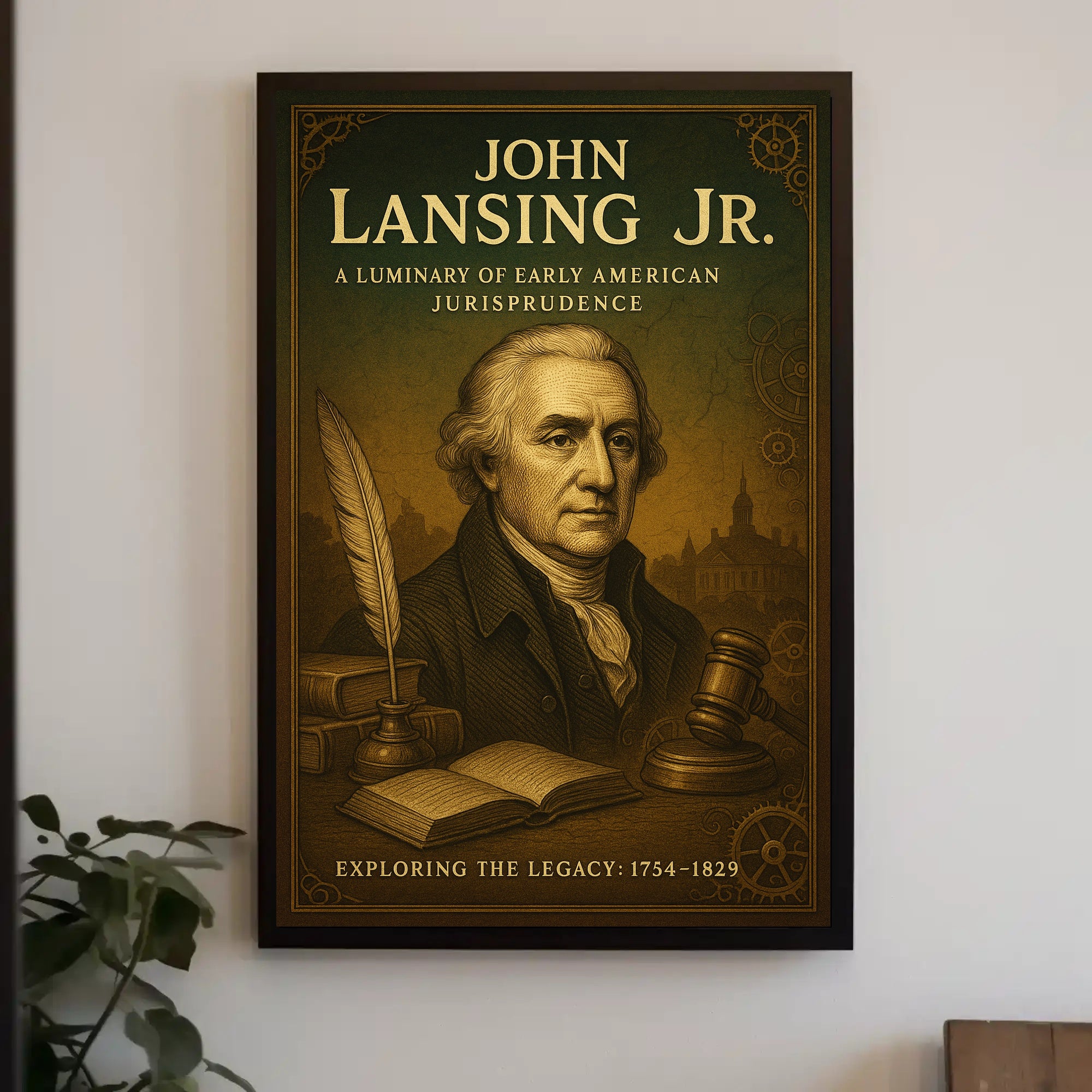 John Lansing Jr. A Luminary of Early American Jurisprudence Poster PosterGoat