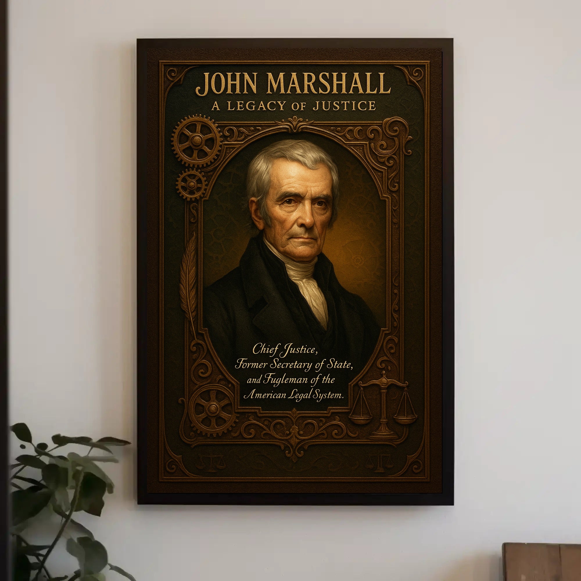 John Marshall A Legacy of Justice Poster PosterGoat