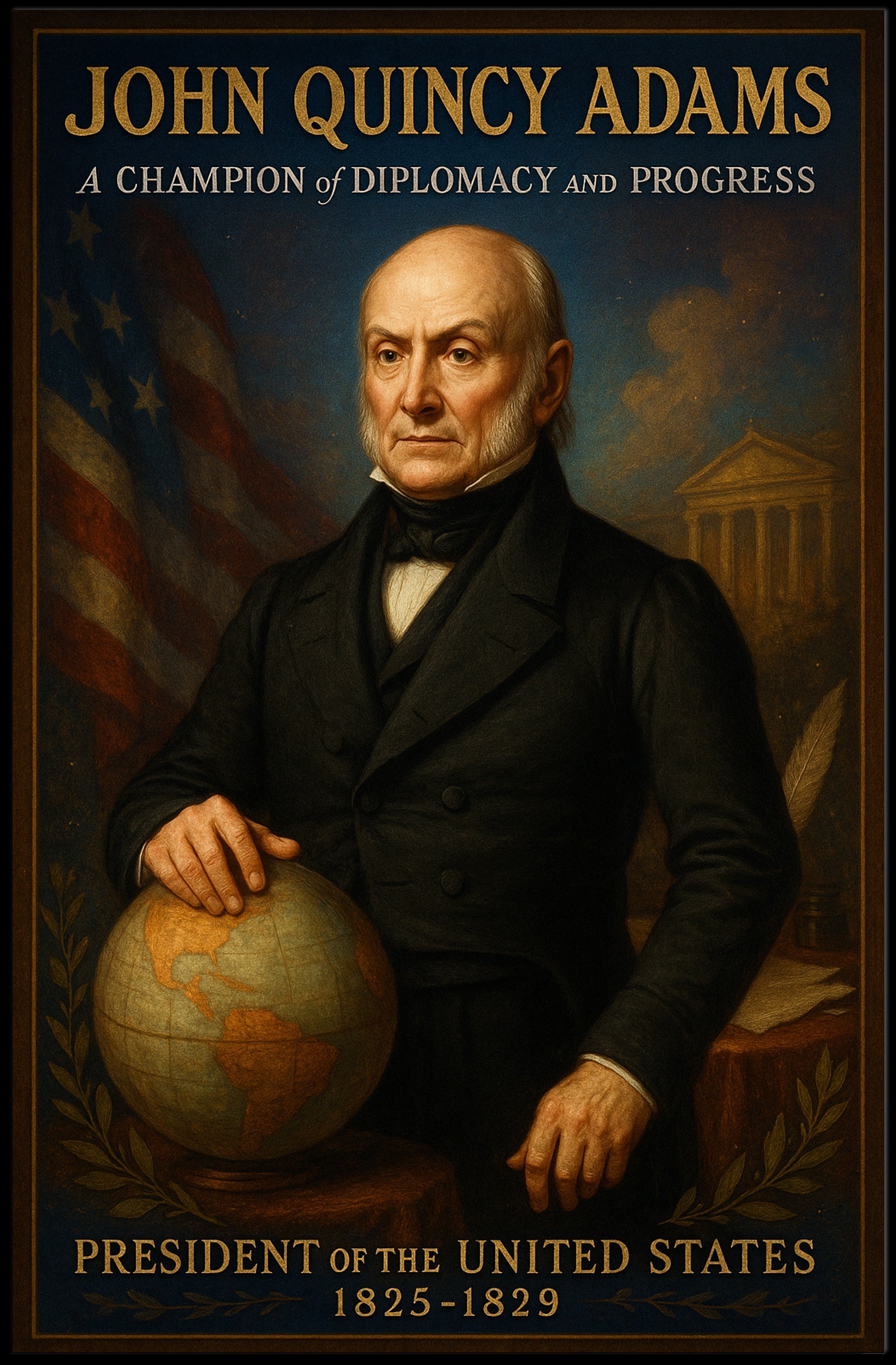John Quincy Adams 6th President Poster PosterGoat