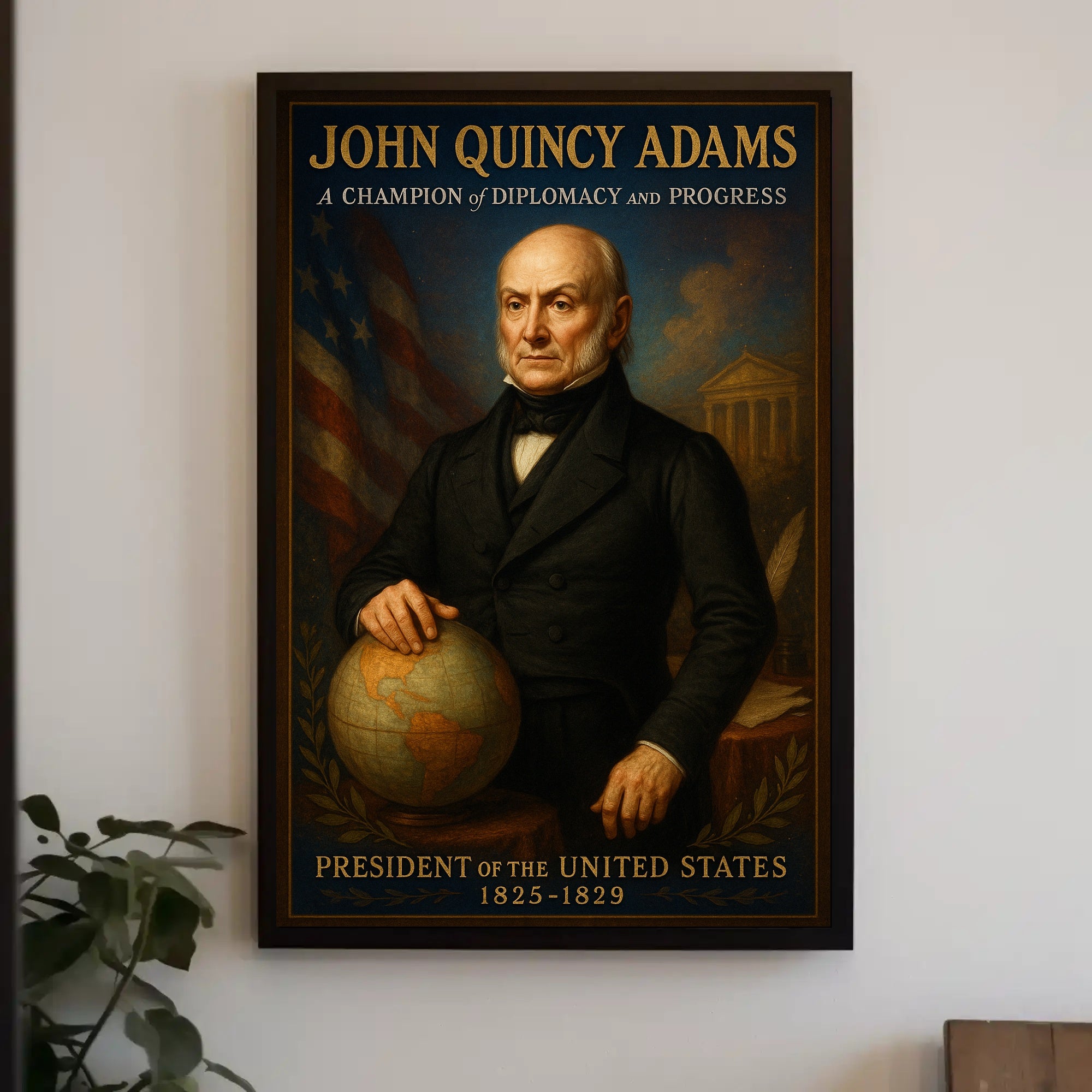 John Quincy Adams 6th President Poster PosterGoat