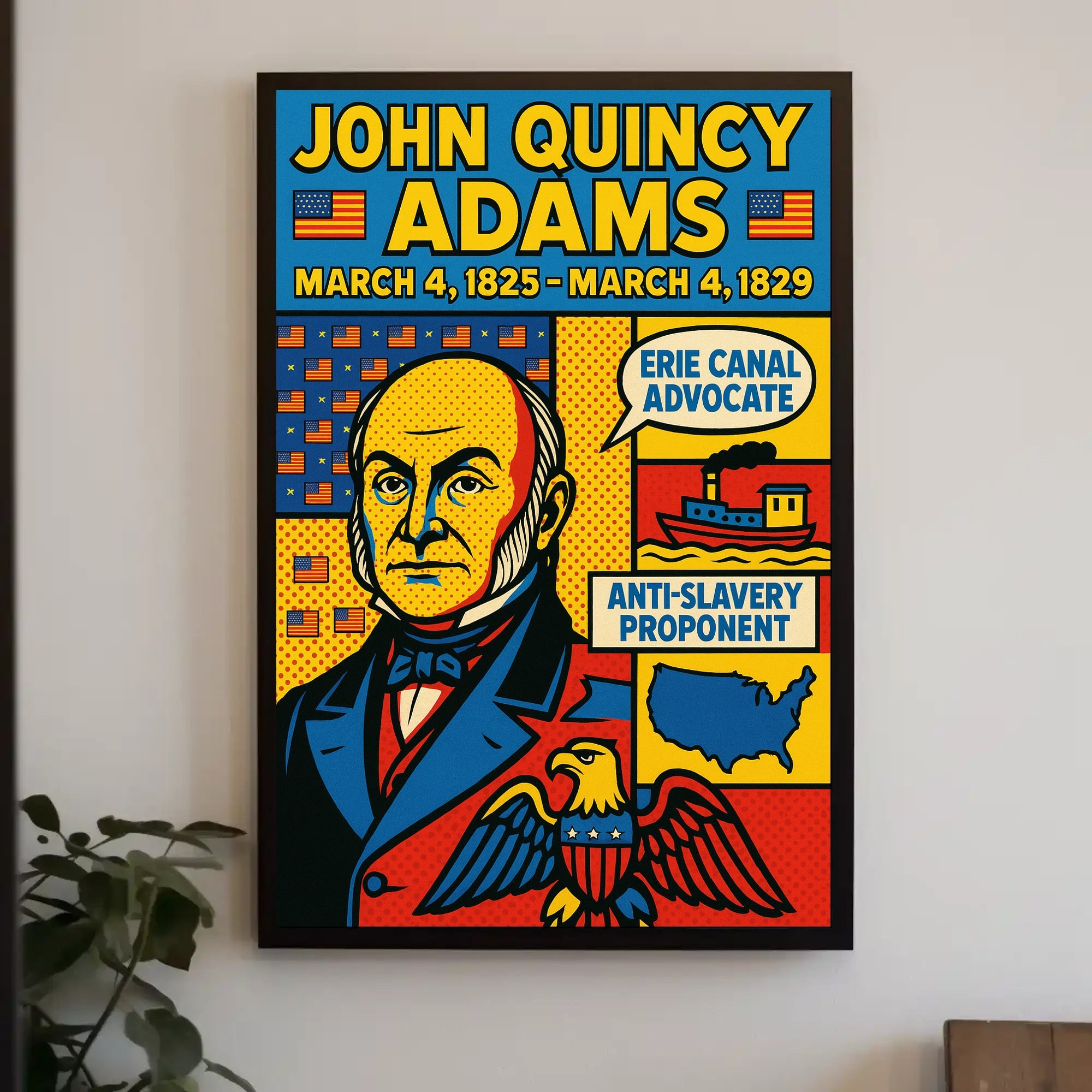 John Quincy Adams Poster PosterGoat