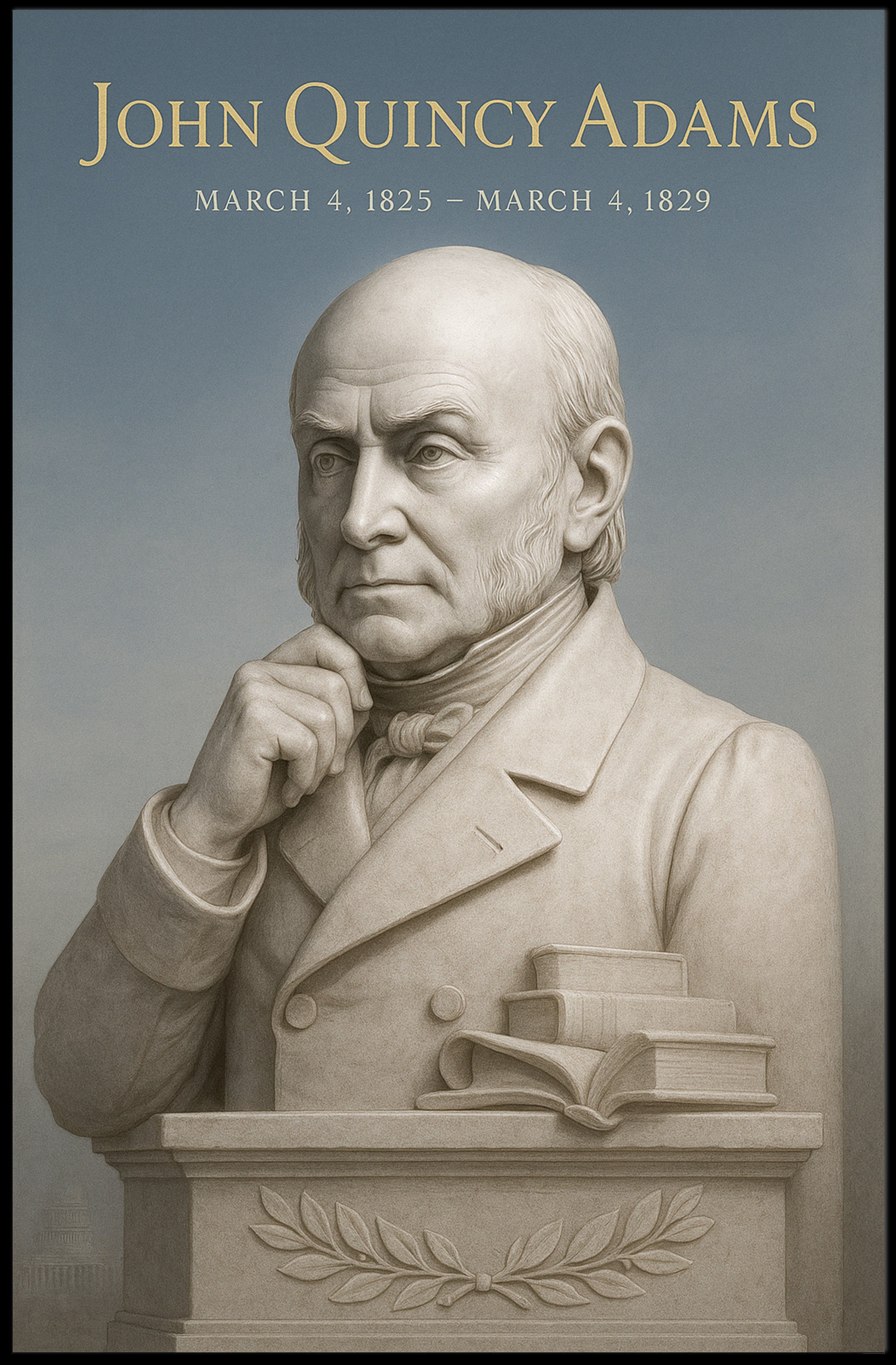 John Quincy Adams Poster PosterGoat