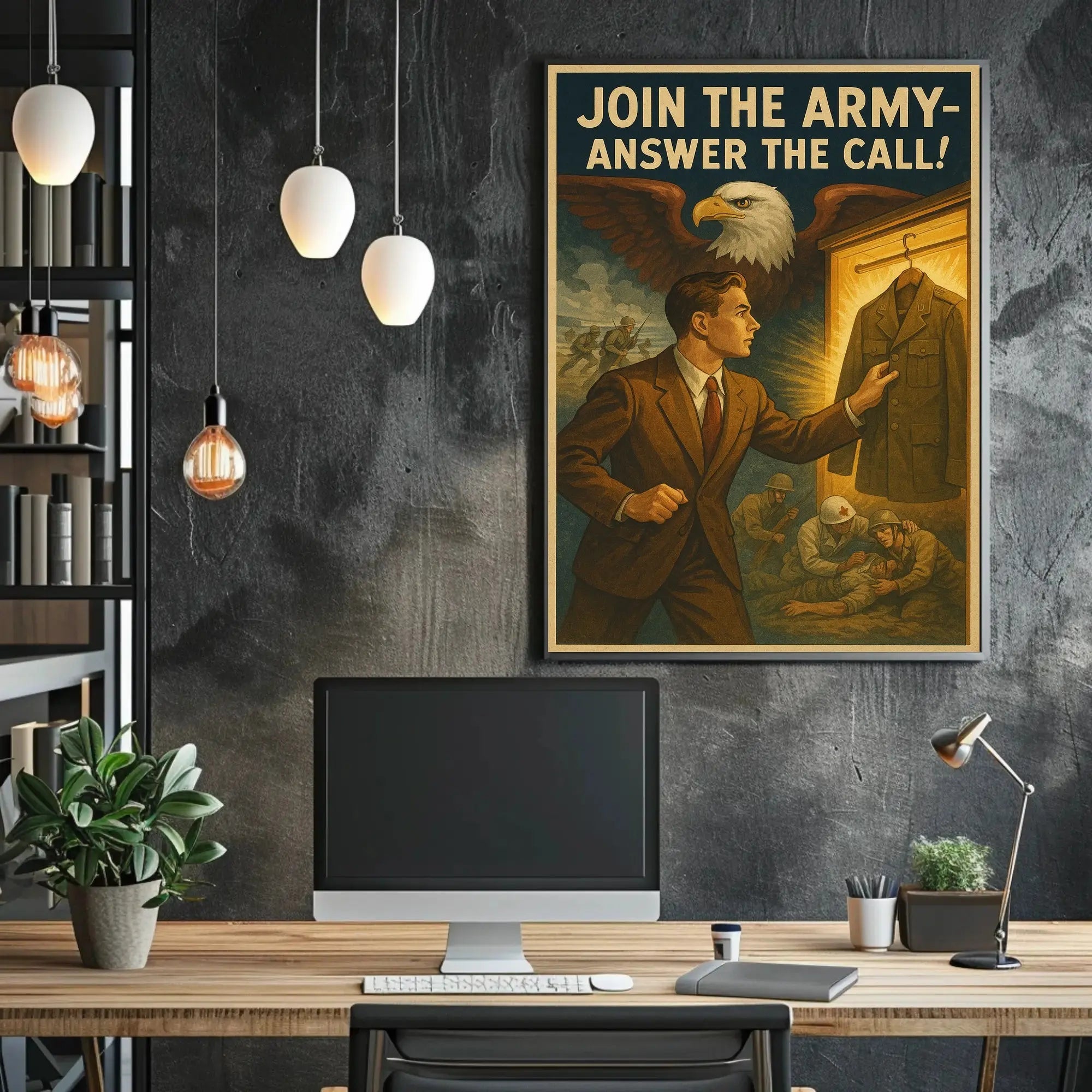 Join the Army Now Military Recruitment Poster PosterGoat