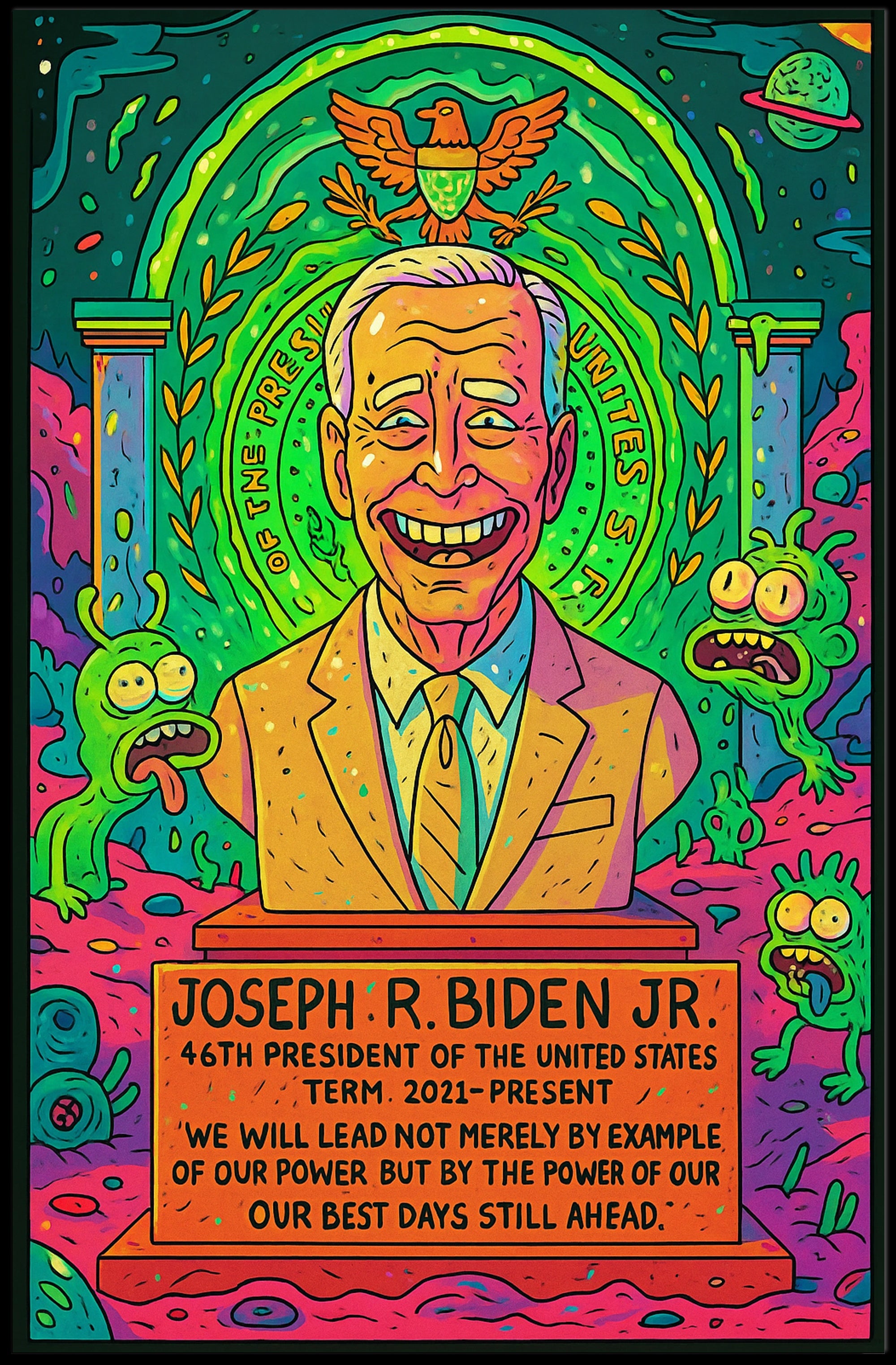 Joseph R. Biden Jr. 46Th President Poster PosterGoat