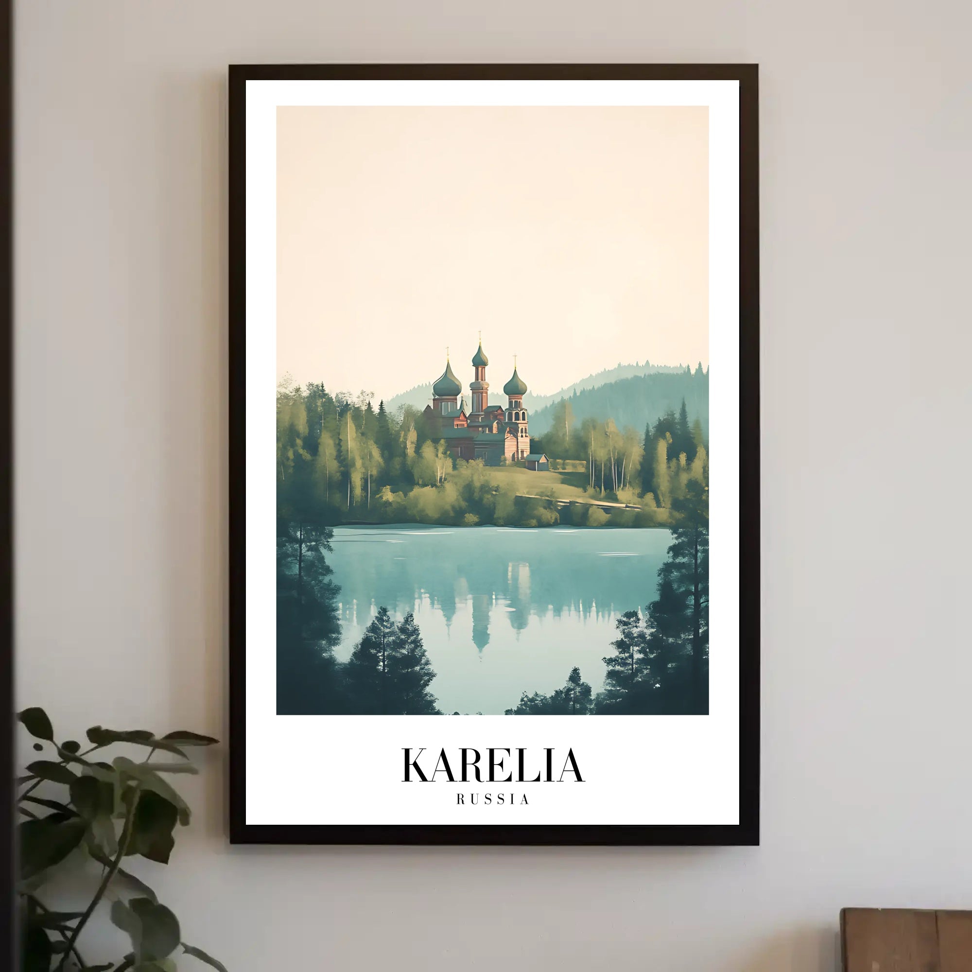 Karelia Russia Scenic Travel Landscape Poster PosterGoat