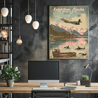 Ketchikan Alaska Adventure Travel Poster PosterGoat
