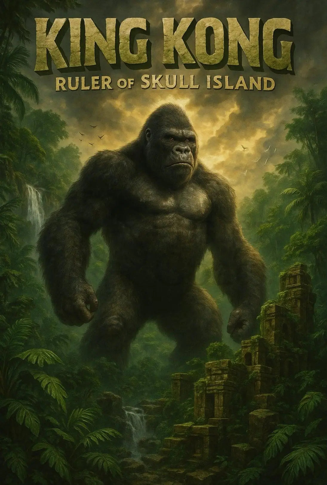 King Kong Adventure on Skull Island Pop Culture Poster PosterGoat