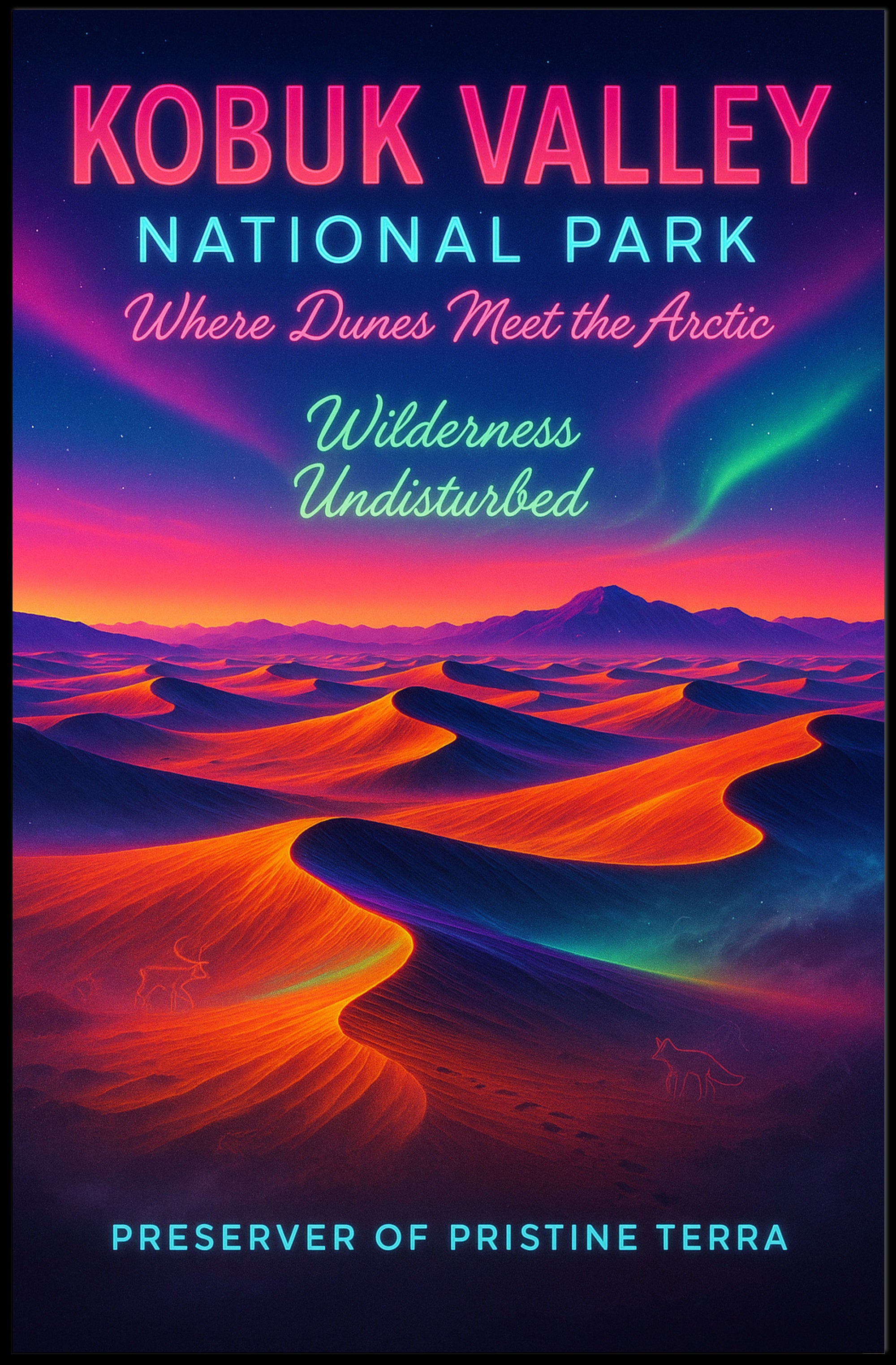 Kobuk Valley National Park Poster PosterGoat