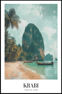 Krabi Thailand Scenic View Travel Poster PosterGoat
