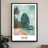 Krabi Thailand Scenic View Travel Poster PosterGoat
