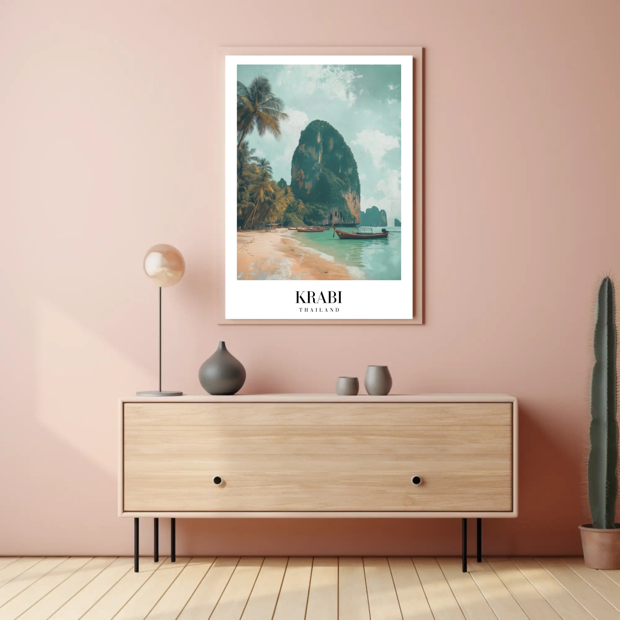 Krabi Thailand Scenic View Travel Poster PosterGoat