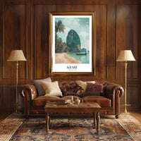 Krabi Thailand Scenic View Travel Poster PosterGoat