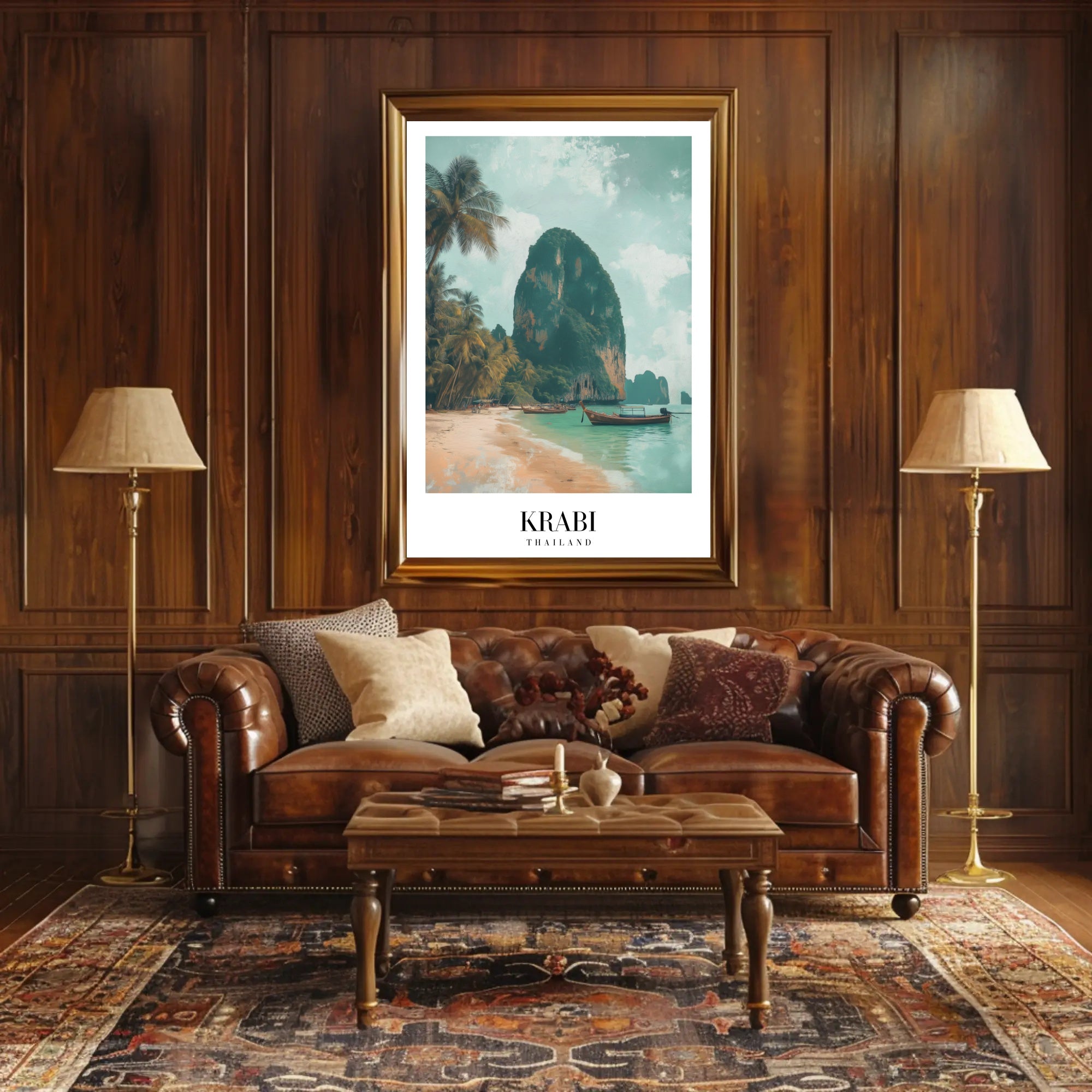 Krabi Thailand Scenic View Travel Poster PosterGoat