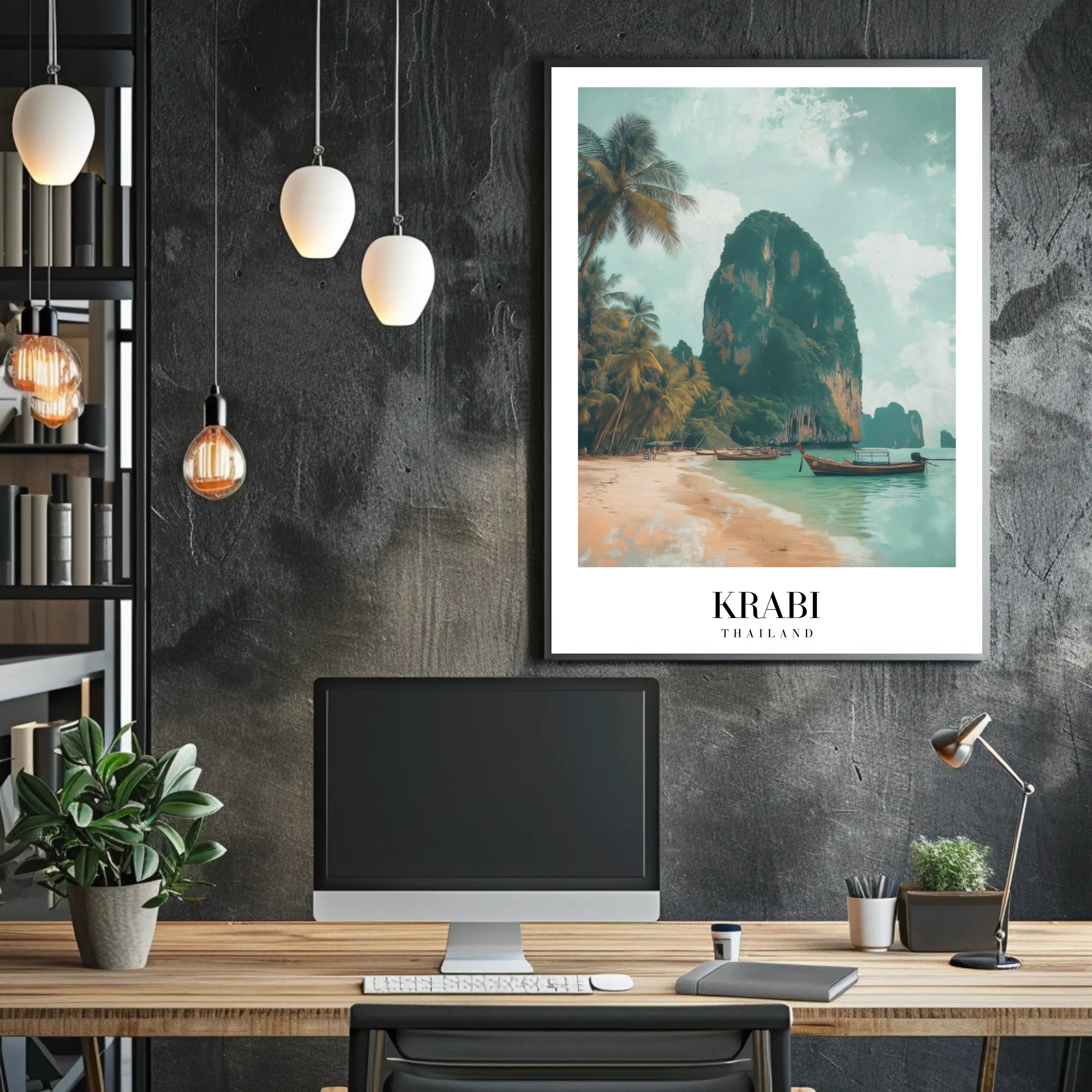 Krabi Thailand Scenic View Travel Poster PosterGoat