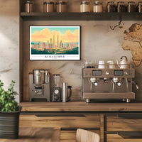 Kuala Lumpur Skyline: Vibrant Urban or Cityscape Poster PosterGoat