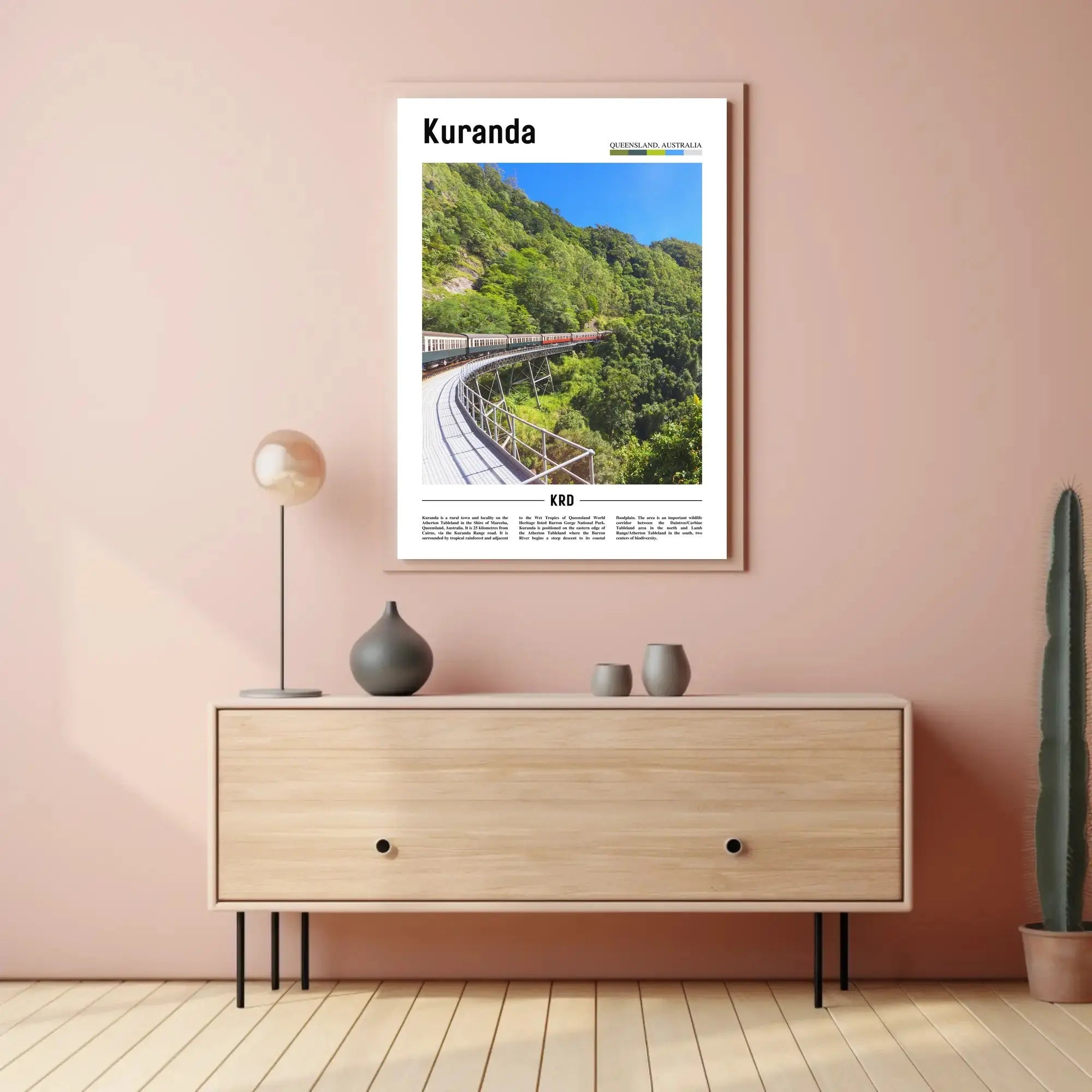 Kuranda Scenic Adventure Travel Poster PosterGoat