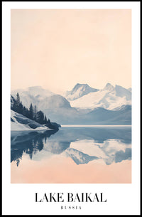 Lake Baikal Serene Landscape Travel Poster PosterGoat