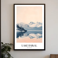 Lake Baikal Serene Landscape Travel Poster PosterGoat