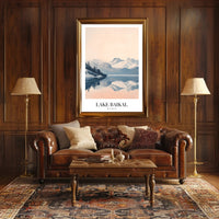 Lake Baikal Serene Landscape Travel Poster PosterGoat